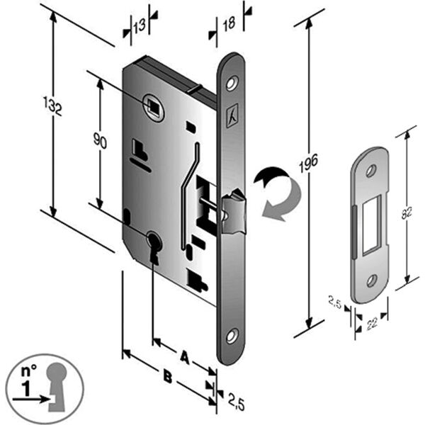 bonaiti blghu866 patent b.soft 8 / 90 scr.centr.bt e50 ottonato blister 6 - blghu866