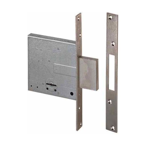 cisa 57010.70.0 serratura doppia mappa da infilare legno zincata entrata 70 mm 3 chiavi - 57010.70.0