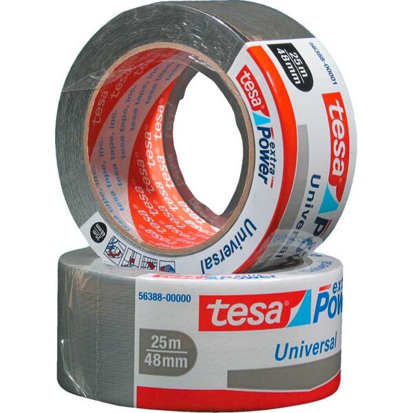 tesa 04612-00000-00 nastro americano extra power mm 48x25mt silv. pezzi 6 - 04612-00000-00