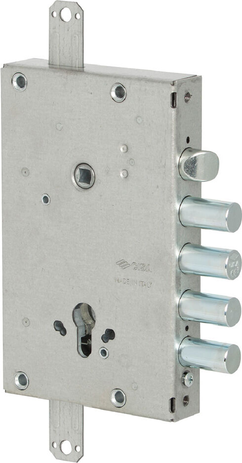 cisa 15651548b serratura da applicare triplice per porte blindate per articolo 56515 e 64 2 mandate / 4 catenacci - 15651548b