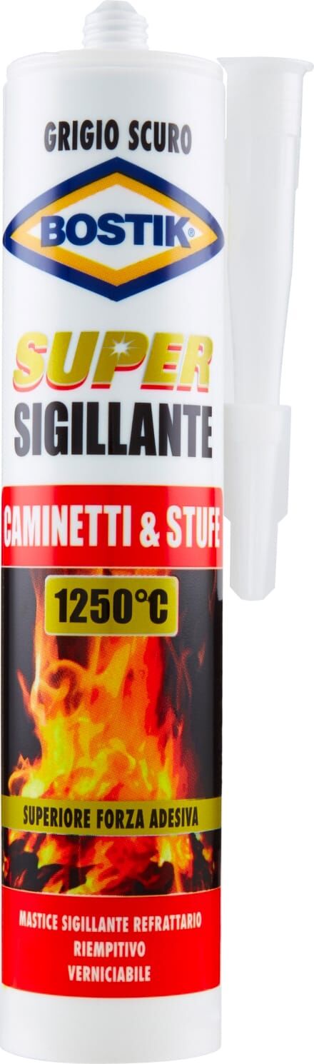 nbrand d2025 bostik mastice caminetti / stufe cartuc.530 gr pezzi 12 - d2025