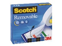 scotch 82251 nastro adesivo magic removable 811 3 m trasparente - 82251