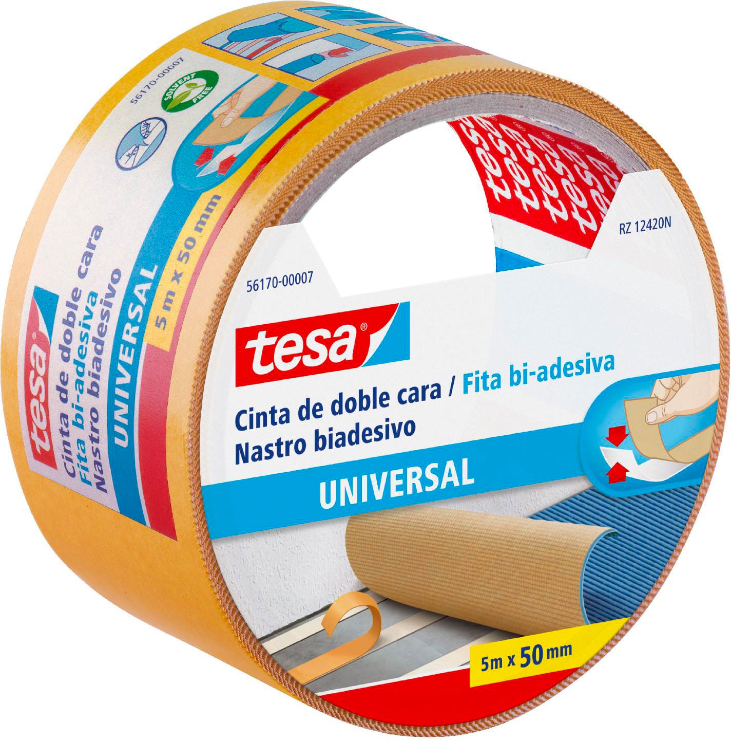 tesa 56170-00007-11 nastro biadesivo ml 5x50mm pezzi 36 - 56170-00007-11