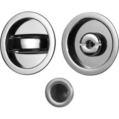 NBRAND Idroweb - Kit Maniglie per Porte Scorrevoli - Cromo Satinato NBRAND Idroweb - Kit Maniglie per Porte Scorrevoli - Cromo Satinato