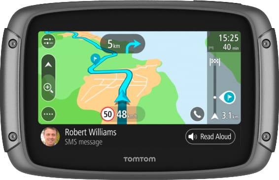 tomtom 1gf0.002.00 navigatore satellitare gps display 4.3 touch screen 16 gb wifi mappe europa orientale - 1gf0.002.00 - rider 500