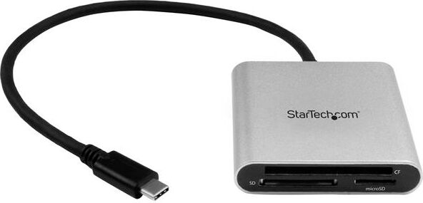 startech fcreadu3c lettore multischede esterno per flash card sd/mmc/cf usb 3.1 tipo-c gen 1 5gbps - fcreadu3c