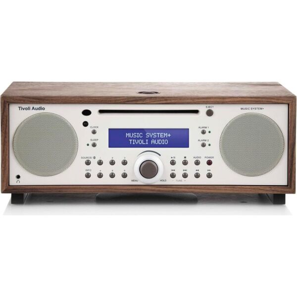 tivoli msypcla radio digitale con lettore cd bluetooth dab am fm mp3 funzione orologio ingresso aux colore noce / beige - msyp-1450-eu - music system bt