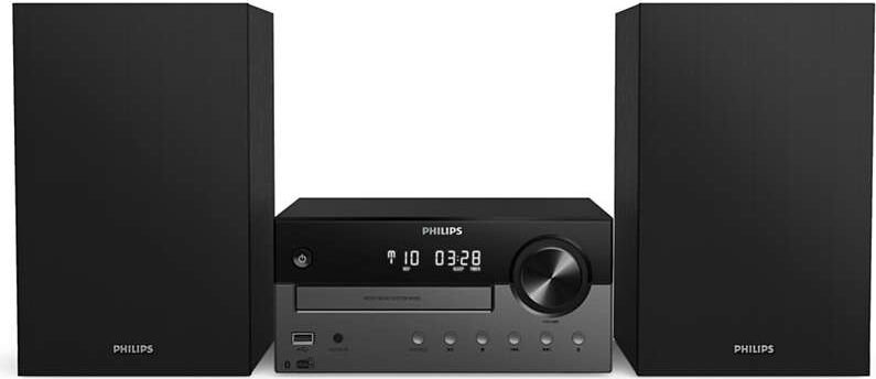 philips tam4505/12 micro hi-fi bluetooth lettore mp3 / cd radio dab potenza 60 watt usb colore nero - tam4505/12