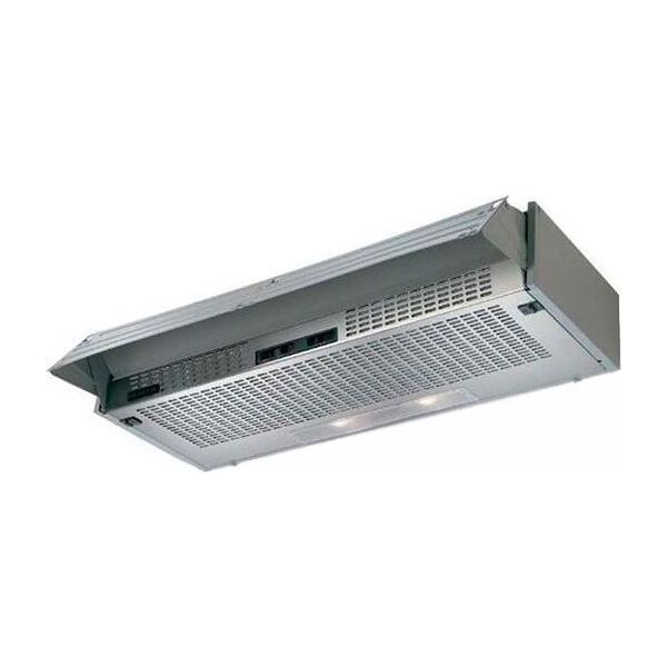 faber 315.0547.804 cappa cucina aspirante sottopensile incasso larghezza 60 cm profondità 30 cm grigio chiaro/ acciaio inox (senza frontalino) 152 srm lg/x a/60 315.0547.804