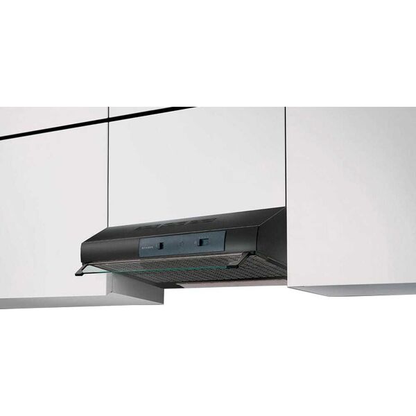 faber 300.0557.491 cappa cucina aspirante sottopensile incasso larghezza 60 cm colore nero - 300.0557.491 tch04 bk16a 741