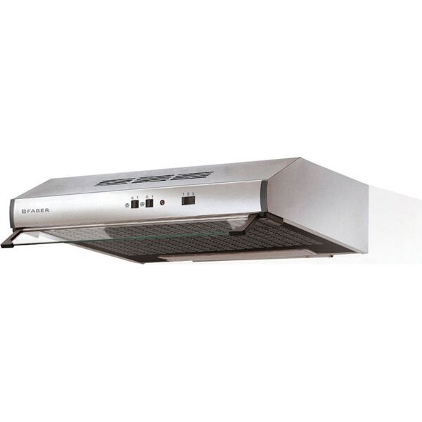 faber 3000557577 outlet - cappa cucina aspirante sottopensile incasso larghezza 90 cm frontalino in vetro colore cappa inox - 300.0557.577 2740 x a90