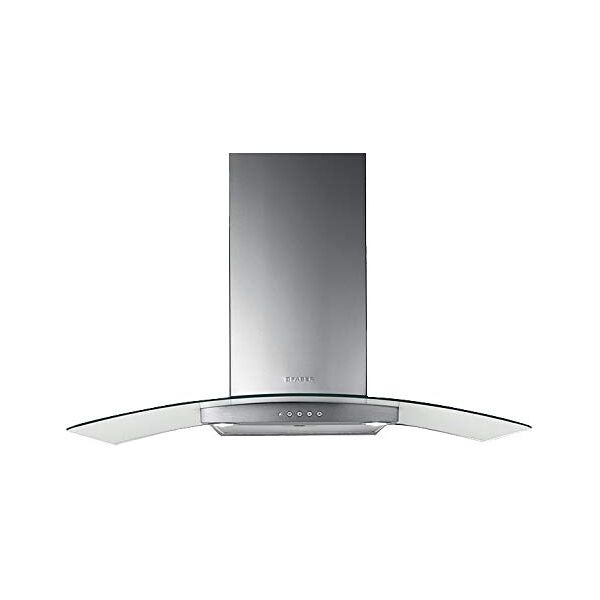 faber 325.0617.051 cappa cucina aspirante a parete larghezza 90 cm profondità 47 cm colore inox - 325.0617.051 ray srm led x/v a90