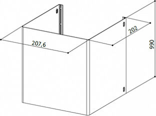 faber 112.0157.257 kit camino cappe compatibile con modelli synthesis / gyza dimensioni 208x202 mm - 112.0157.257