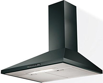 faber 320.0557.544 cappa cucina aspirante a parete larghezza 90 cm colore nero - 320.0557.544 value pb bk a90