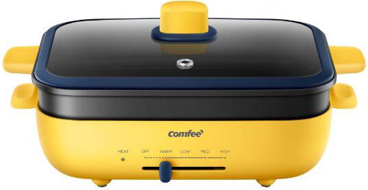 comfee mc-dh3020a2 griglia multifunzione raclette potenza 1300 watt colore giallo mc-dh3020a2