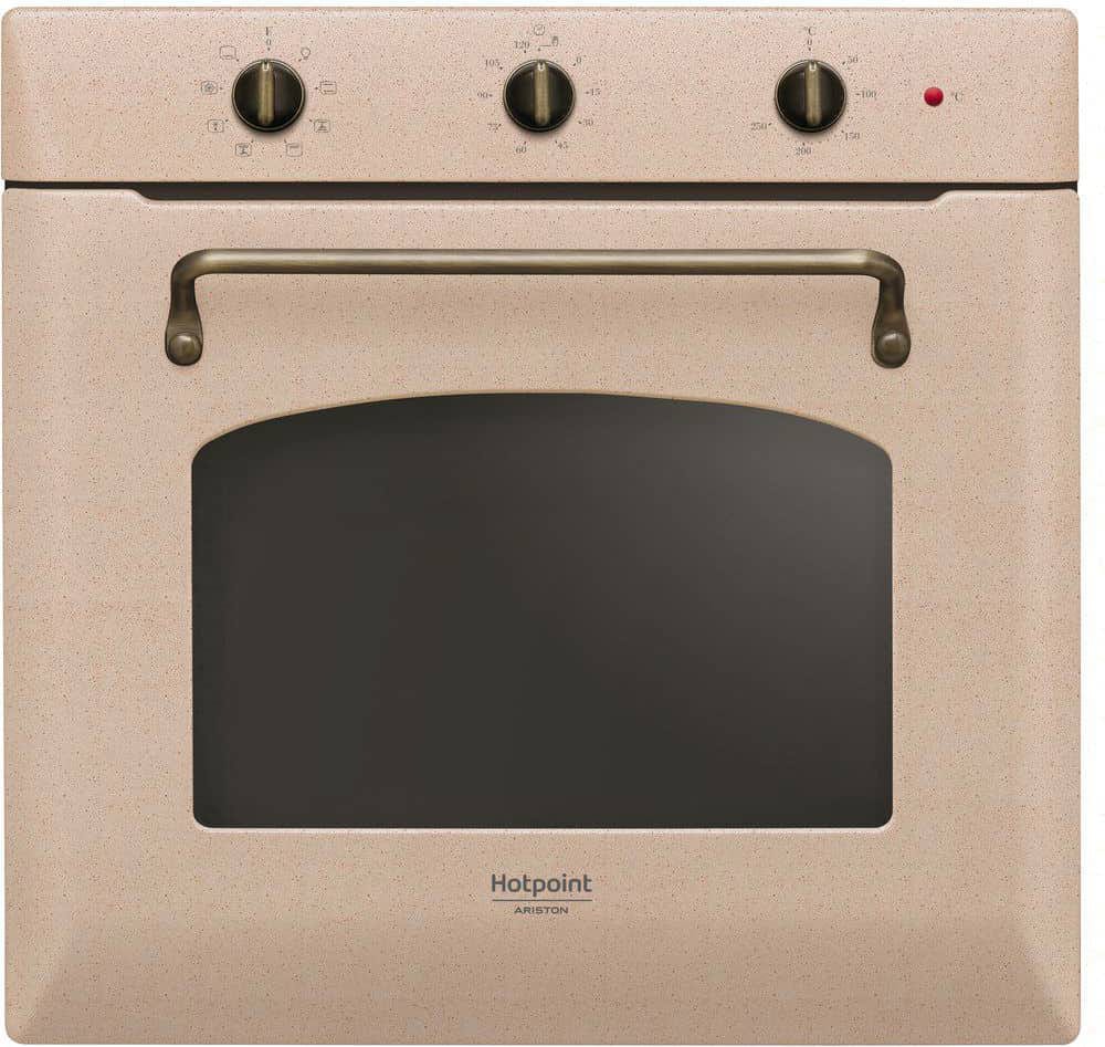 Ariston Fit834avha Fit834avha Serie Tradizione Forno Elettrico Da Incasso Ventilato Multifunzione Con Grill 73 Litri 60 Cm Classe A Colore Avena