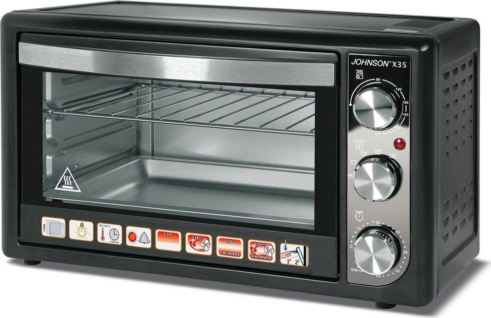 johnson X35 Forno Fornetto Elettrico Statico Ventialto Capacità 35 Litri Potenza 1500 Watt Luce Timer Colore Assortiti - X35 Serie X johnson X35 Forno Fornetto Elettrico Statico Ventialto Capacità 35 Litri Potenza 1500 Watt Luce Timer Colore Assortiti - X35 Serie X