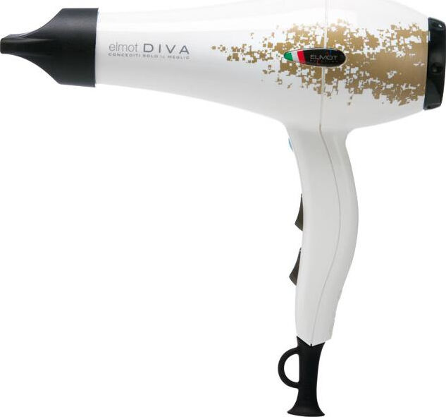 paelmotdiva238 phon asciugacapelli professionale potenza 1200 watt con diffusore colore bianco - paelmotdiva238 - diva