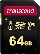transcend ts64gsdc700s scheda di memoria 64 gb sdxc classe 10 mlc - ts64gsdc700s