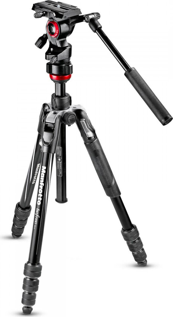 manfrotto mvkbfrt-live treppiede con testa befree live twist in alluminio - mvkbfrt-live