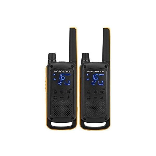 motorola 59t82expack ricetrasmittente 16 canali colore nero, arancione - 188069 talkabout t82 extreme twin pack