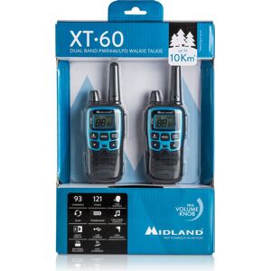 Midland C1179 Walkie Talkie Ricetrasmittenti 24 Canali + 69 Lpd Funzione Vox Range Di Funzionameto 10 Km Set 2 Pezzi - C1179 Xt60