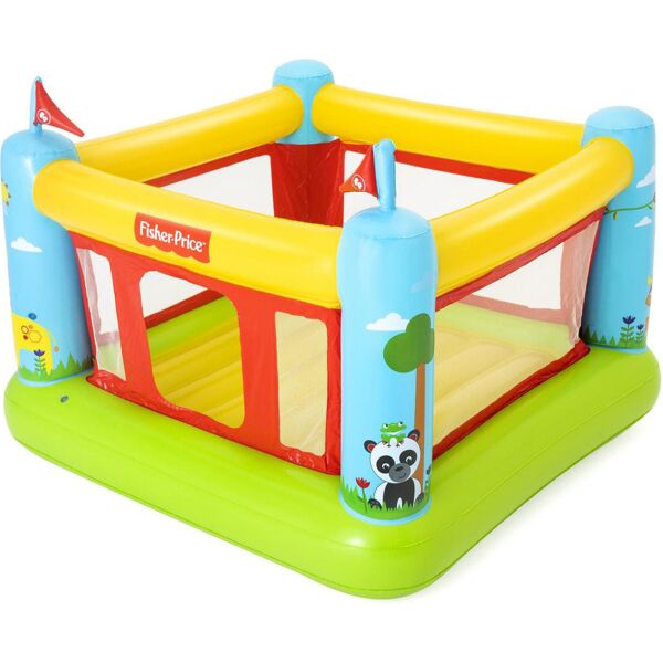 bestway 93553 castello gonfiabile per bambini fisher price gioco da interno e giardino