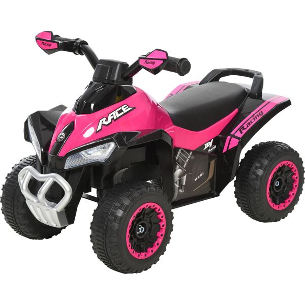 dechome 375596pk quad a spinta con luci e suoni cavalcabile per bambini da 3+ anni colore rosa - 375596pk