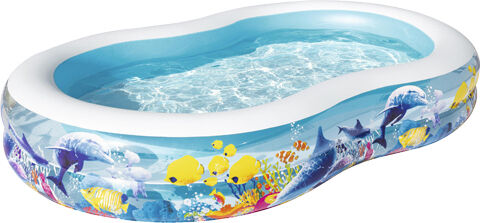 bestway 54118 piscina gonfiabile da giardino per bambini ovale 262 cm - 54118