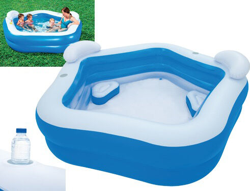 bestway 54153 piscine gonfiabile da giardino family cm 213x206x69 - 54153