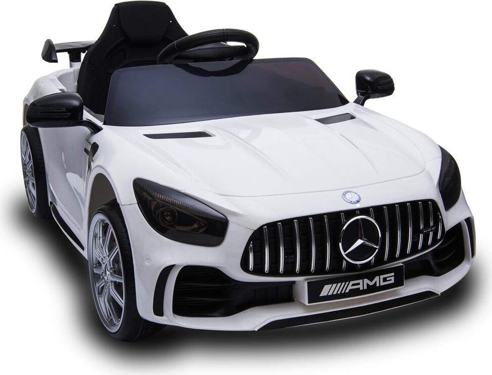 biemme by bcs 1132-b macchina elettrica per bambini mercedes gt-r 12v da 2+ anni colore bianco - 1132-b