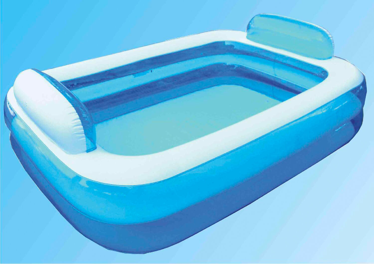 btx bl525 piscina gonfiabile rettangolare 2 tubi 200x150x50h con cuscini