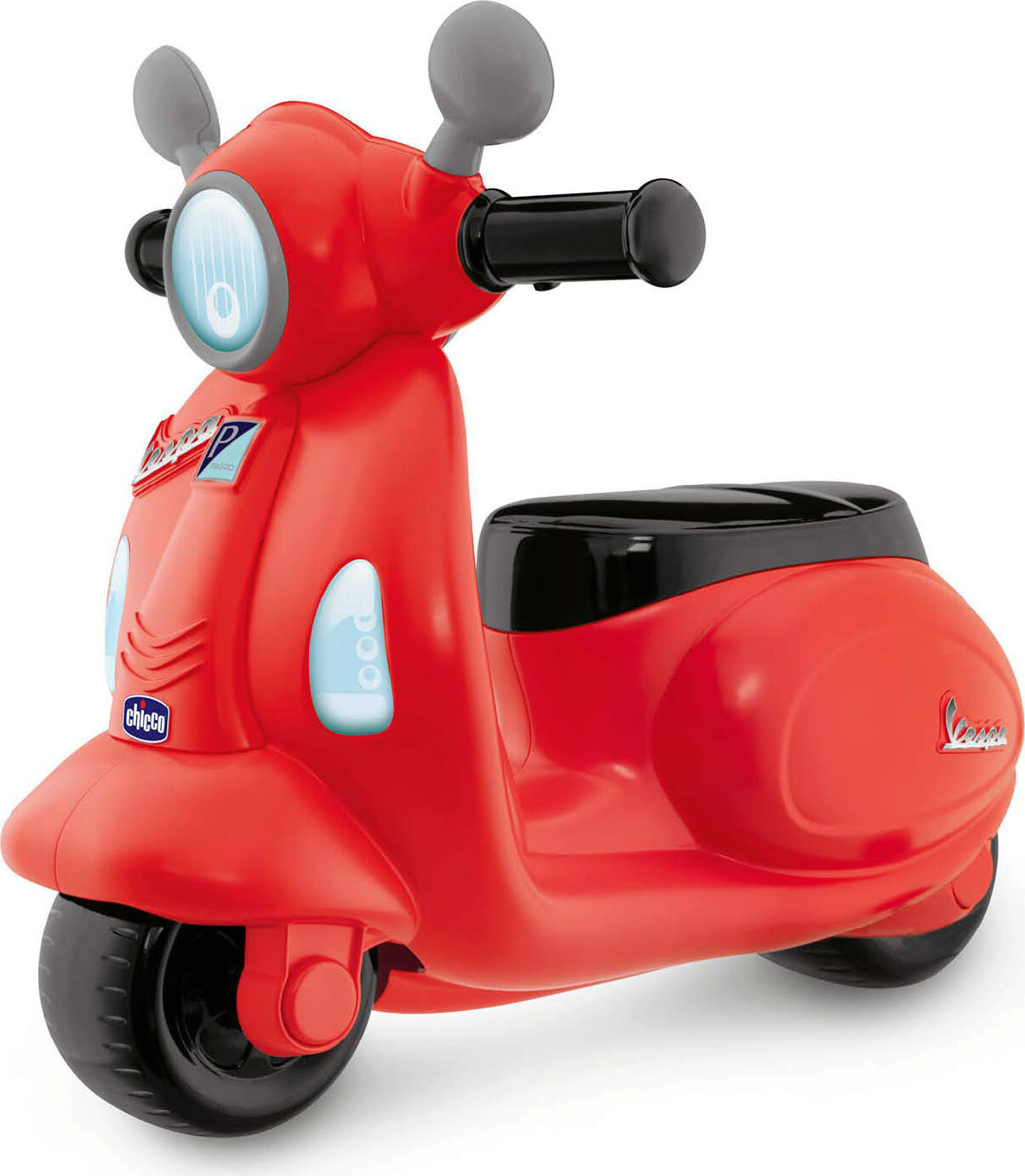 chicco 09519 vespa primavera moto giocattolo cavalcabile per bambini da 1+ anni colore rosso - 9519