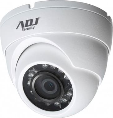 adj 700-00101 Telecamera Dome Hd Videosorveglianza Rotazione 360° Visione Notturna Protezione Ip67 Colore Bianco - 700-00101 A-101