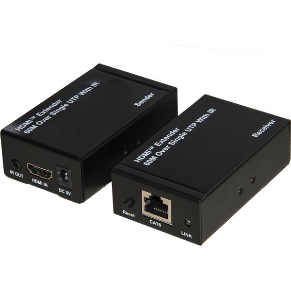 link lkext16 extender hdmi tramite cavo rete cat 5/6 fino 60 mt infrarosso telecomando - lkext16