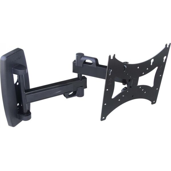 omb 0.942 supporto tv braccio a muro per televisori da 30 a 42 peso max 30 kg vesa 50x50 75x75 100x100 200x100 200x200 mm colore nero - 0.942 serie movimento format 3