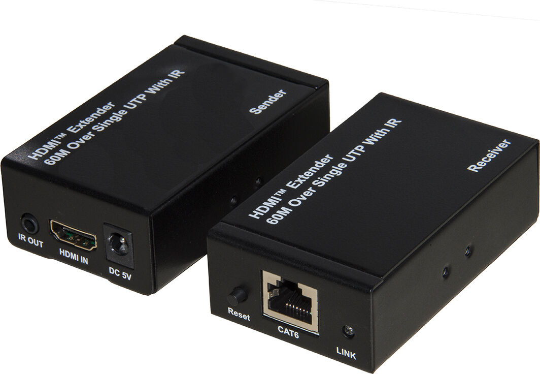 link lkext16 extender hdmi tramite cavo rete cat 5/6 fino 60 mt infrarosso telecomando - lkext16