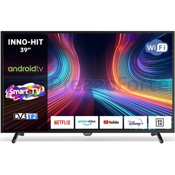 inno hit 39ih39s smart tv 39 pollici hd ready display led android tv dvb-t2 hdmi colore nero - 39ih39s