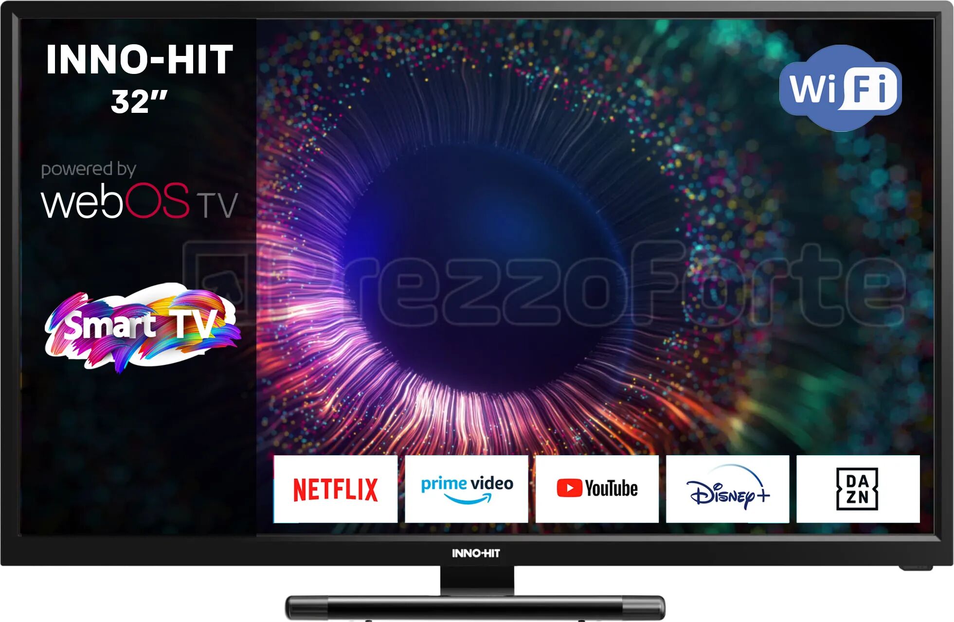 inno hit ih32wb2k smart tv 32 pollici hd ready display led sistema web os colore nero - ih32wb2k