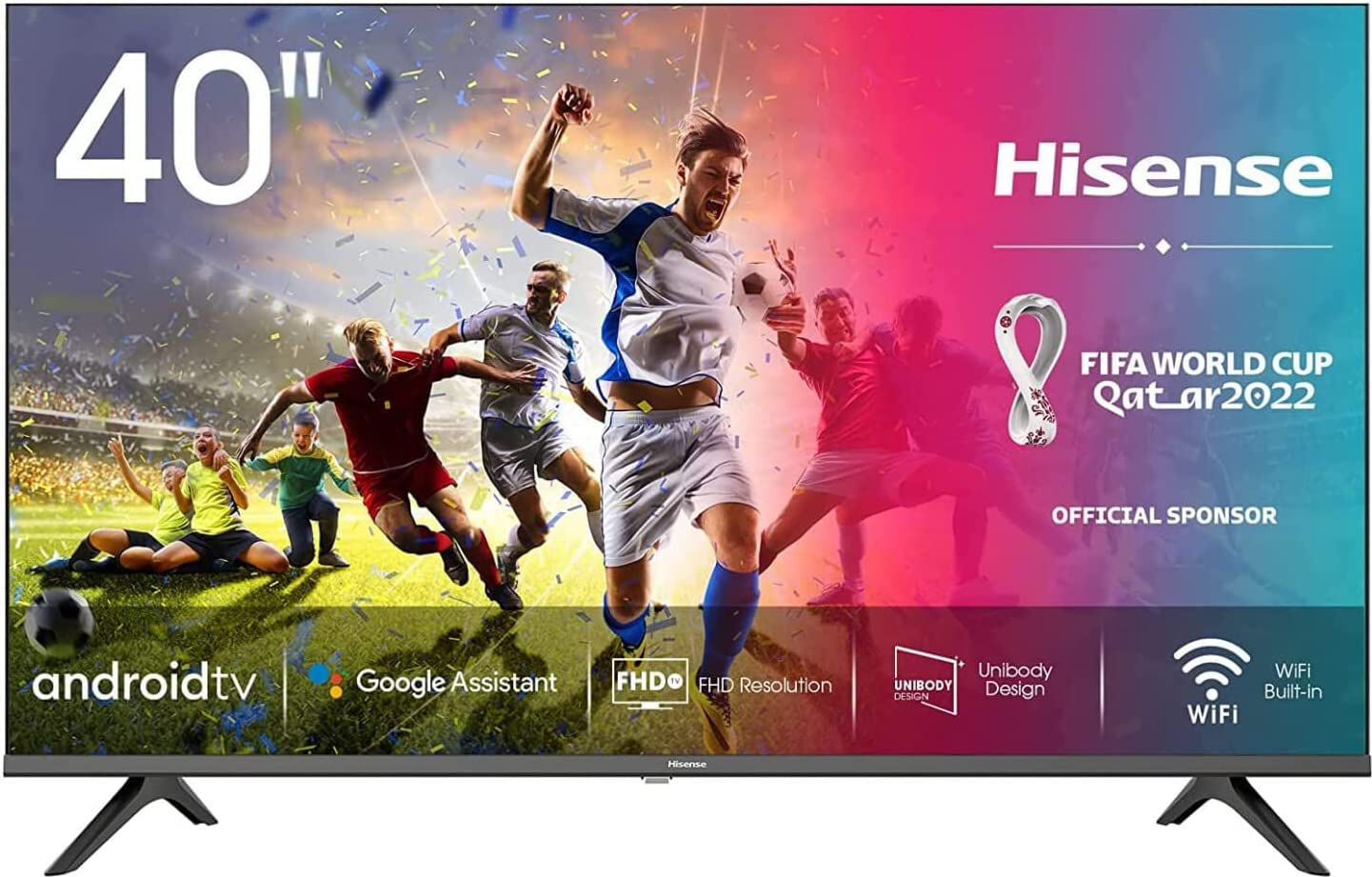 Hisense 40a5700fa Smart Tv 40 Pollici Full Hd Display Led Android Tv 9.0 Classe G Wifi Lan - 40a5700fa