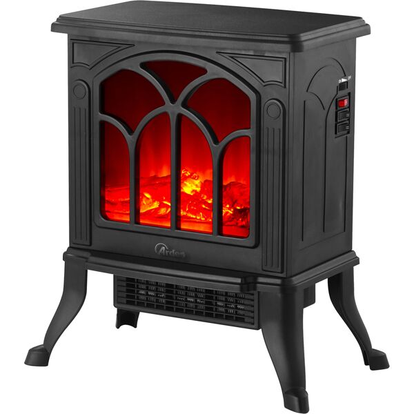 ardes ar354 camino caminetto elettrico moderno effetto fiamma potenza 1500 watt colore nero - ar354 junior