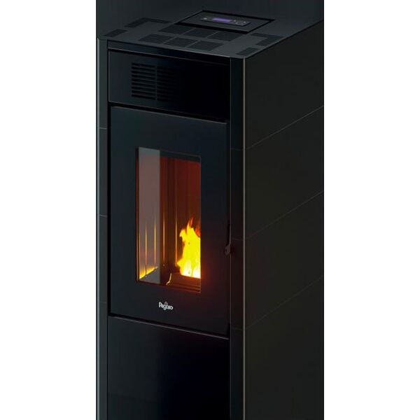 cadel 7020024 stufa a pellet canalizzabile 14 kw capacità 23 kg colore antracite - saba 14