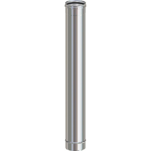 nbrand 21.1000.80 tubo inox aisi 304 cm 100 Ø 80 per pellet pezzi 10 - 21.1000.80