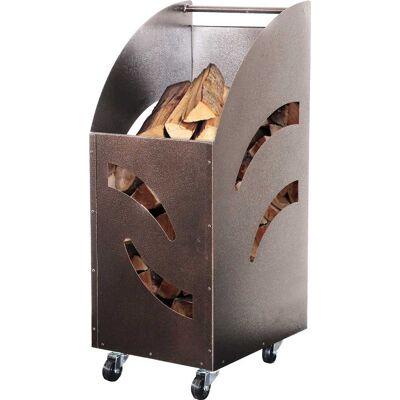 nbrand 601 Portalegna Da Interno Con Ruote 32x42x80h Cm - 601 Comodo nbrand 601 Portalegna Da Interno Con Ruote 32x42x80h Cm - 601 Comodo