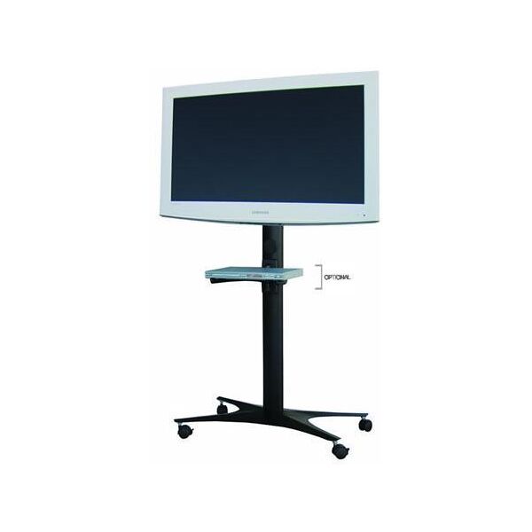 nilox amommagellano3 carrello mobile tv / monitor fino a 50 con rotelle colore nero, grigio - amommagellano3