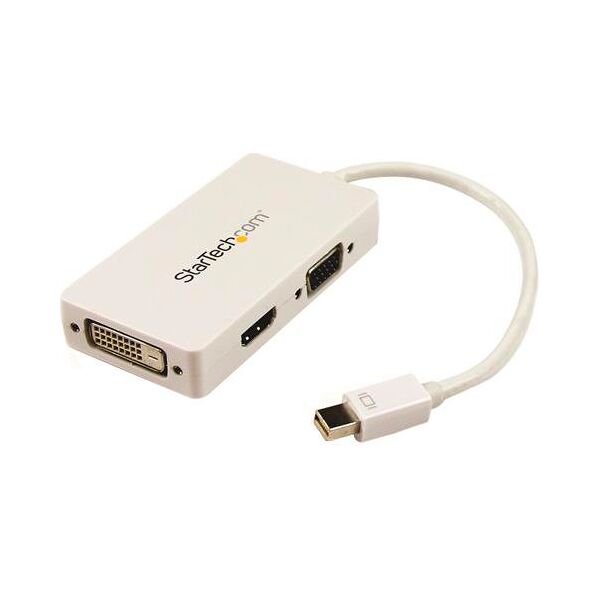 startech mdp2vgdvhdw adattatore mini displayport a hdmi dvi vga 3 in 1 - mdp2vgdvhdw