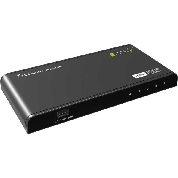 techly idata hdmi2-4k4hdr splitter idata hdmi2-4k4hdr hdmi 1in4out nero idata hdmi2-4k4hdr