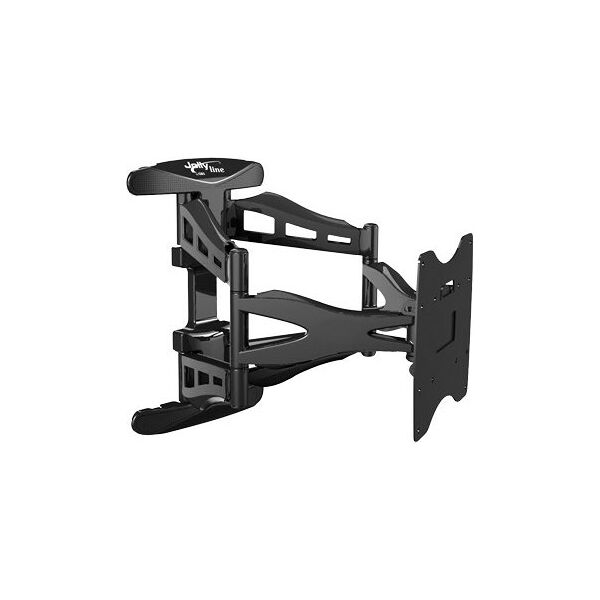 gbs elettronica plb-4060 supporto tv braccio a muro per televisori fino a 60 movimento a pantografo peso max 45 kg vesa 400x400 mm colore nero - plb-4060