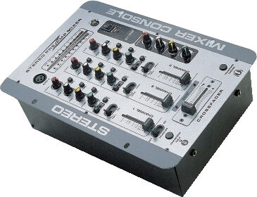 kon.el.co. 61.5062.25 mixer audi dj 3 canali line / phono 2 uscite master - 61.5062.25