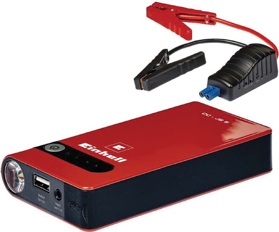 einhell 1091511 accumulatore avviatore di emergenza power bank 12 v powerbank cc-js 8 200-400ah - 1091511